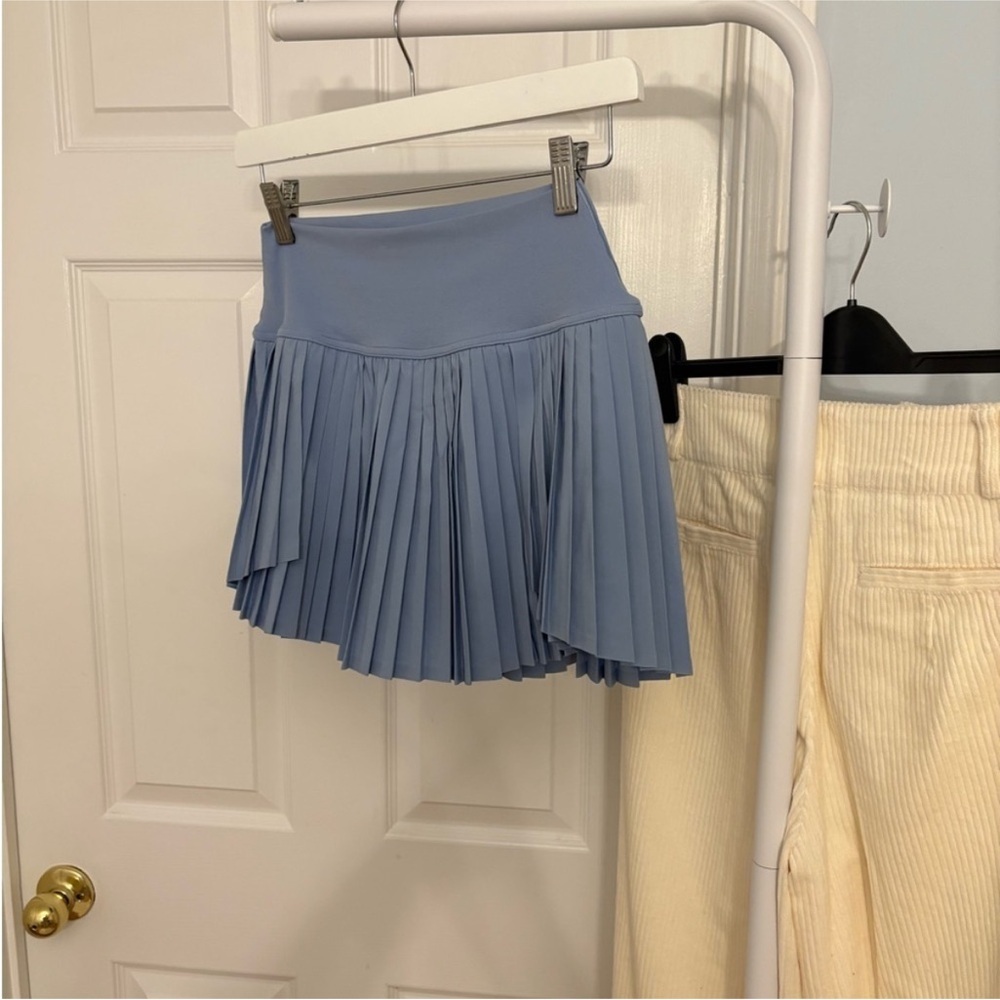 Aerie Light Blue Pleated Tennis Skort Size Small Tennis Prep - Picture 12 of 14